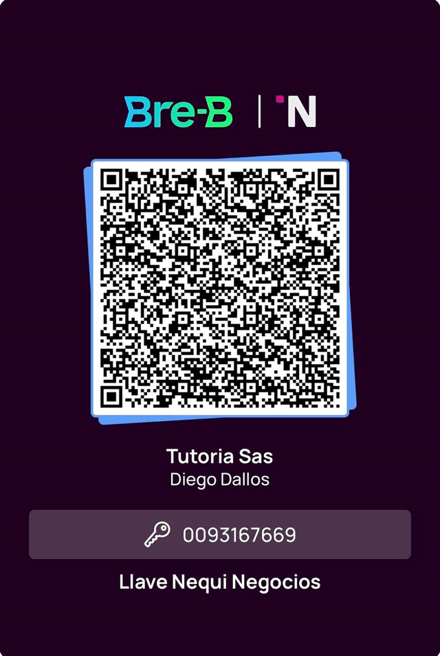 QR Nequi para pago de plan TutorIA